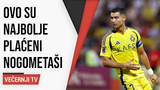 Ovo su najbolje plaćeni nogometaši svijeta Ronaldo zarađuje dvostruko više od Messija [upl. by Damon]