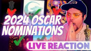 2024 Oscar Nominations Live REACTION [upl. by Ilrahc808]