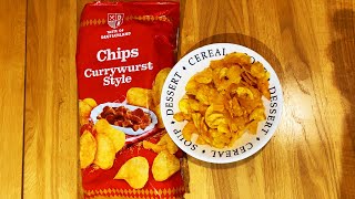 Lidl Currywurst Style Chips  Taste Of Deutschland [upl. by Annaya]