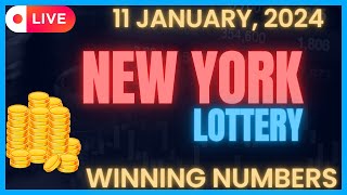 New York Midday Lottery Results For  11 Jan 2024  Numbers  Win 4  Take 5  NY Lotto  Powerball [upl. by Elwin]