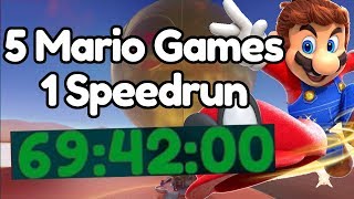 I decided a 60 hour speedrun wasnt long enough  Mario 1482 Challenge 54 [upl. by Yrallam]