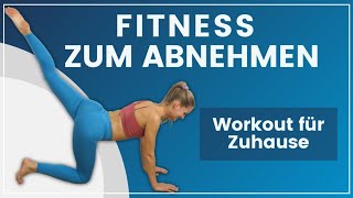 Fitness zum Abnehmen ➡️ 30 Minuten Workout für Zuhause [upl. by Ennasor]