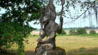 Laos Vientiane  Xieng Khuan or Buddha Park [upl. by Nida310]