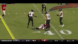 Chris Godwin HORRIBLE LEG INJURY Carted Off  Tampa Bay Buccaneers vs Baltimore Ravens [upl. by Krispin]