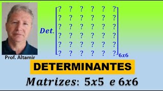 DETERMINANTE de uma MATRIZ 6x6 [upl. by Deming648]