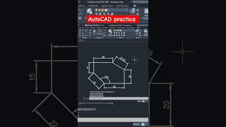 Autocad practice drawing  Cad by Ankit  autocad mechanical autocad autocad2d caddesign [upl. by Gine406]