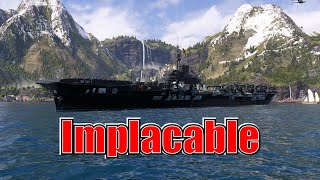 Meet The Implacable Tier 7 British Carrier World of Warships Legends Xbox Series X 4k [upl. by Goddart]