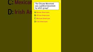 Which group was behind the Chicano Movement [upl. by Atwahs]