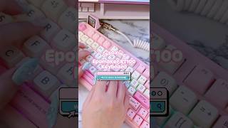 📦 Unboxing Epomaker RT100 Keyboard with Mini Screen 📺💖  epomaker keyboard [upl. by Adnahsat]