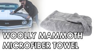 Woolly Mammoth Microfiber Towel  Chemical Guys Car Care [upl. by O'Malley]