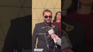 Bilal Saeed wrote Free Palestine above his coat at the Hum Style Award 2024 bilalsaeed kuku [upl. by Meadow]