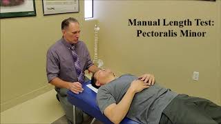 Pectoralis Minor Length Test [upl. by Vaughan]