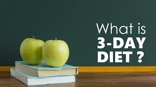 What is 3Day Diet Plan and How It Works By Dietplan101com [upl. by Ierna]