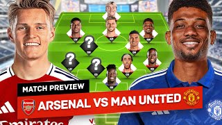 First Game Of USA Tour 2024 Arsenal vs Man United Tactical Preview [upl. by Lyndsie]