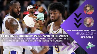 LeBron James quotBronny is the reason i will win another NBA championshipquot  Clip [upl. by Mather]