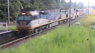 5194 with cf4402 cf4408 at teralba on 11 3 24 [upl. by Sublett]