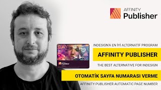 AFFINITY PUBLISHER OTOMATİK SAYFA NUMARASI VERME  AUTOMATIC PAGE NUMBER [upl. by Onitselec768]