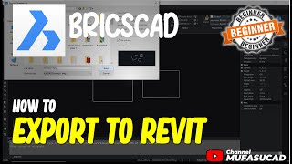 BricsCAD How To Export To Revit [upl. by Blunk]