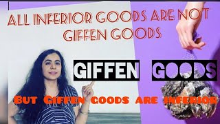 Giffen goods Sir Robert GiffenAll Giffen goods are inferior goods but all inferior not Giffen [upl. by Chevy]