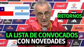 JORGE FOSSATI DIO LA LISTA DE CONVOCADOS A LA SELECCION PERUANA PARA JUGAR CONTRA CHILE Y ARGENTINA [upl. by Annoj]