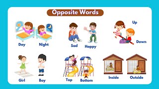 Opposite words for kids  Guess the Opposite Word  English Vocabulary [upl. by Sreip]