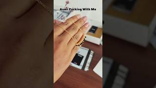 Mangalsutra Packaging Magic 🖤🎁  Soothing ASMR Sounds 🔊asmr women magalsutradesign [upl. by Limoli925]