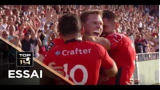 TOP 14  Essai Chris ASHTON 2 RCT  Toulon  Pau  J1  Saison 20172018 [upl. by Naneik]