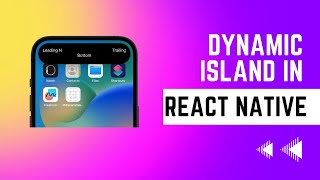 How to create Dynamic Island Widget for React Native [upl. by Aicac750]