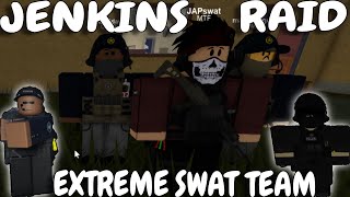 ULTIMATE JENKINS SWAT RAID Roblox Police Raid sim [upl. by Gnuhp]