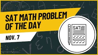 SAT Math Question of the Day satmathreview satmathpractice satmathwalkthrough mathwithkat [upl. by Jamel]