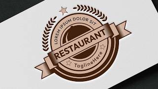 How to Create a Food and Restaurant Logo in Adobe Illustrator CC  StepbyStep Tutorial [upl. by Tram392]