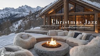 Christmas Jazz In Lakeside🎄 Smooth Christmas Coffee Music amp Tranquill Jazz  Christmas Ambience [upl. by Nosral]