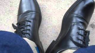 Showing off my Dockers Gordon captoe shoes [upl. by Kelda]