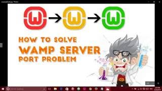 Wamp server orange icon problem windows 10 [upl. by Amery683]