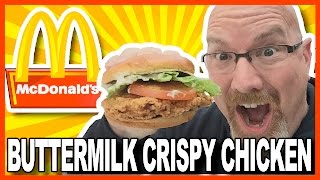 McDonalds Buttermilk Crispy Chicken Review at Chicago OHare [upl. by Siffre184]