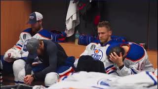 Oilers Locker Room After Game 7 Loss [upl. by Ykcul962]