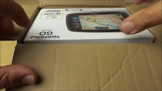 TomTom Go 5000 Europe 5 inch GPS Unboxing [upl. by Dreyer639]