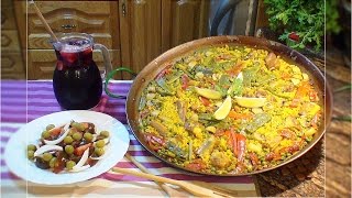 Paella de costillas con verduras  La Cocina de loli Domínguez Loli Domínguez [upl. by Hafital]