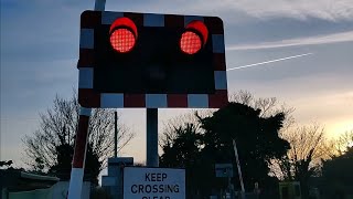 Cliffsend Level Crossing Kent [upl. by Ahsam]