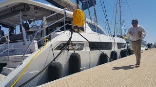 Privilege Serie 5 catamaran Walkthrough at La Grande Motte 2017 [upl. by Neerom]