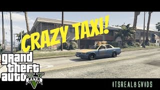 GTA 5 Short CRAZY TAXI [upl. by Larkins991]