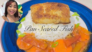 Pan Seared FishRed Snapper Fillet [upl. by Koren]