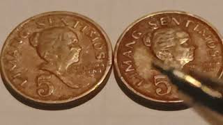 5 LIMANG SENTIMOS 1972 COINS MELCHORA AQUINO RARE HOW MUCH PH1620PHP1350PH864PH756PH540 [upl. by Hakeem]