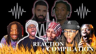 Reaction Compilation‼️ DRAKE  NO FACE  Reactors Going Crazy  Who Is Drake [upl. by Victorine]