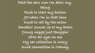 Wiz Khalifa  Thuggin ft Chevy Woods amp Lavish Lyrics [upl. by Llerref]