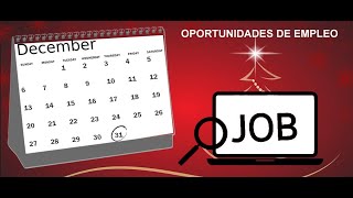 6 Ofertas de Empleo en EE UU para Diciembre [upl. by Adnahsed]