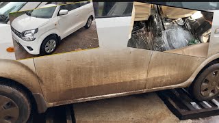 Full Dirty Wagnor Car Foam Wash Cleaning  Car Foam Wash Deep Cleaning  Deep Detailing [upl. by Amitie193]