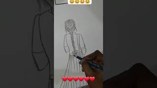 drawing artist artwork artshorts vairalvideo sketch short vairalvideo ❤❤❤ [upl. by Akeenahs]