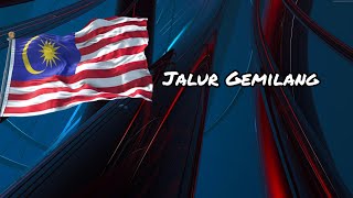 Jalur Gemilang lirik [upl. by Esilrahc]