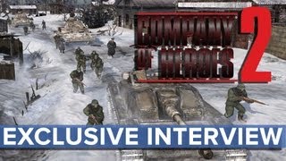 Company of Heroes 2  EXCLUSIVE Interview  Eurogamer [upl. by Nylg]